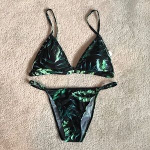 Zaful tropical triangle bikini
